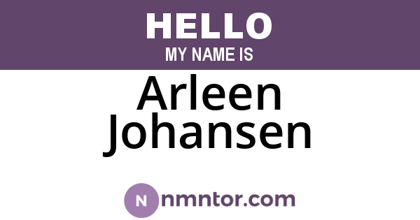 Arleen Johansen