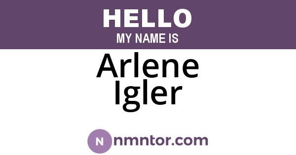 Arlene Igler