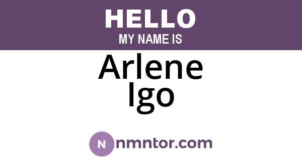 Arlene Igo