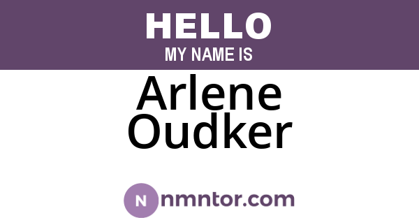 Arlene Oudker