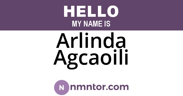 Arlinda Agcaoili