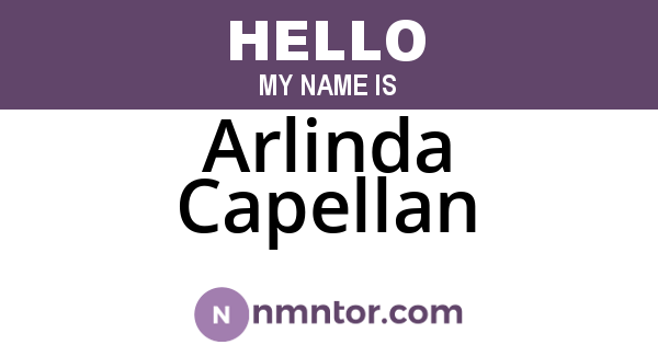 Arlinda Capellan