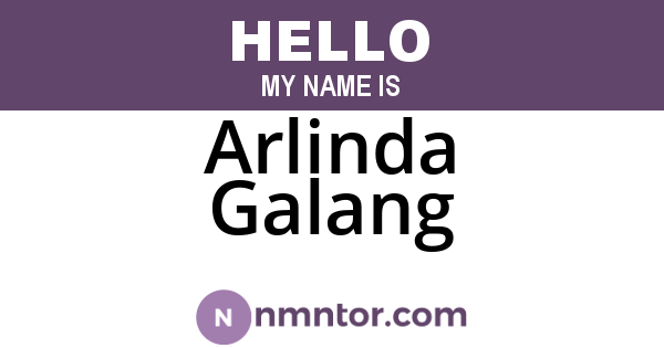 Arlinda Galang
