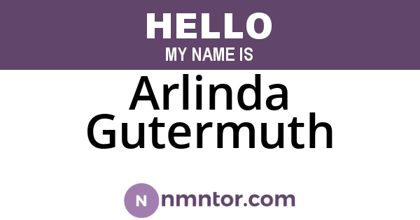 Arlinda Gutermuth