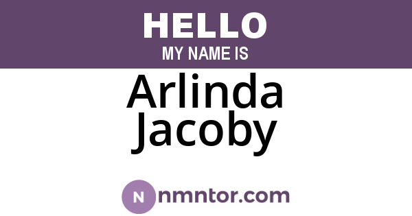 Arlinda Jacoby