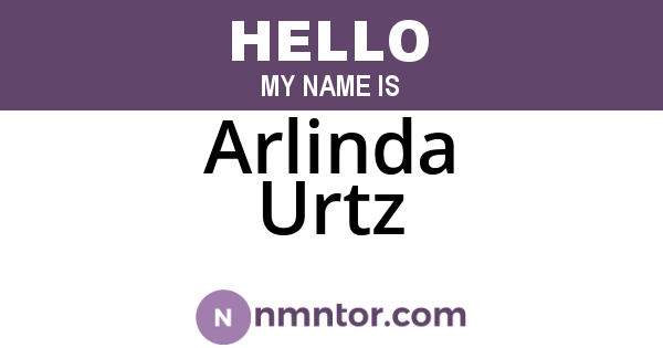Arlinda Urtz