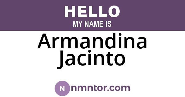 Armandina Jacinto