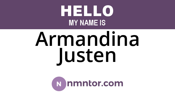Armandina Justen