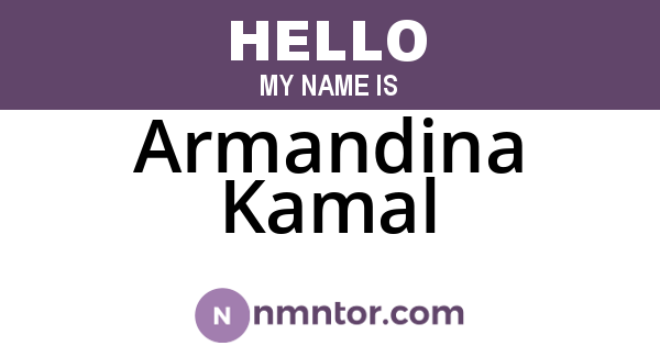 Armandina Kamal