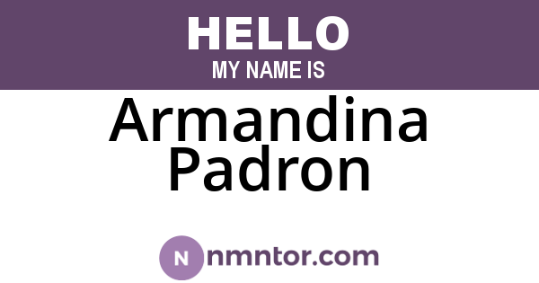Armandina Padron