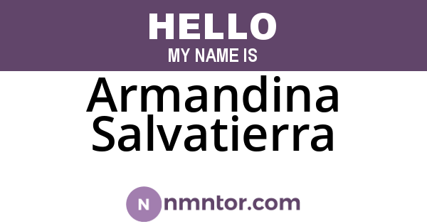 Armandina Salvatierra