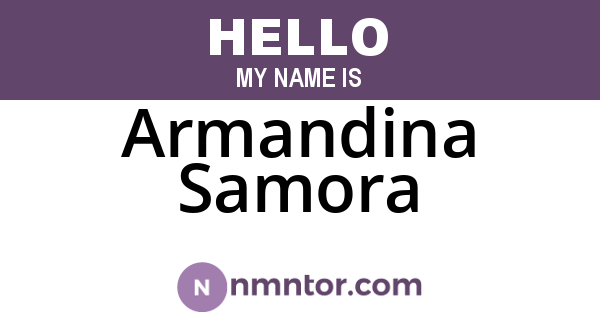 Armandina Samora