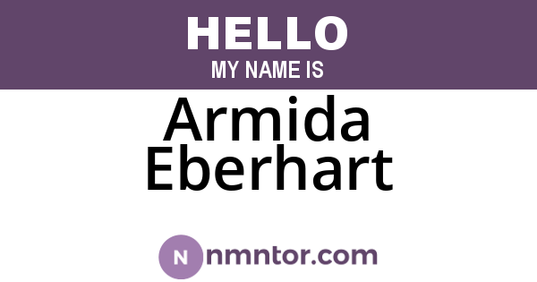 Armida Eberhart
