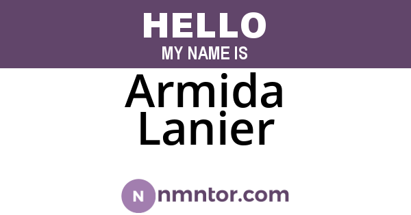 Armida Lanier