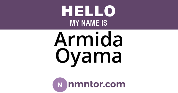 Armida Oyama