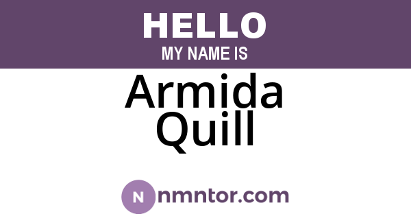 Armida Quill