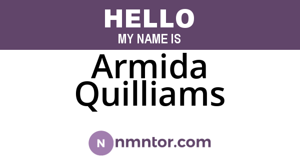 Armida Quilliams