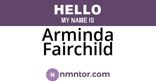 Arminda Fairchild