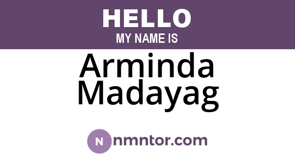 Arminda Madayag