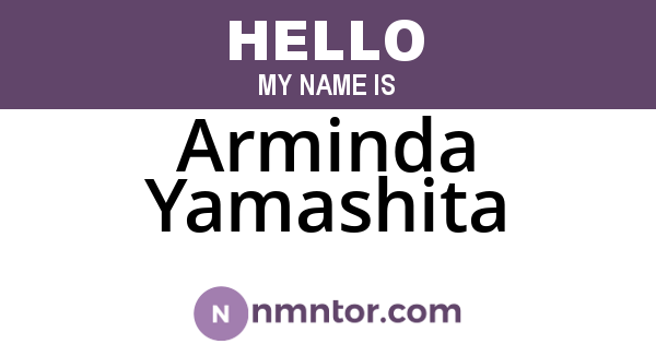 Arminda Yamashita