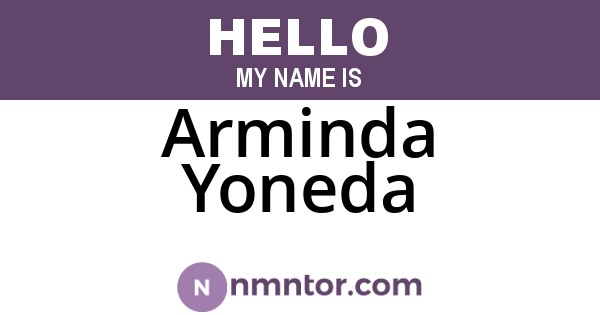 Arminda Yoneda