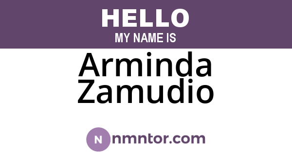 Arminda Zamudio