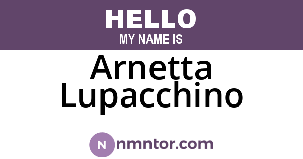 Arnetta Lupacchino