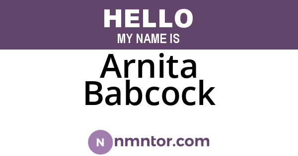 Arnita Babcock