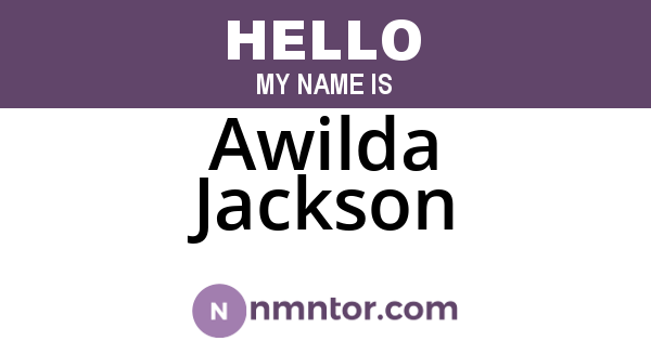 Awilda Jackson