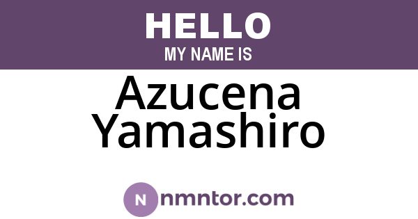 Azucena Yamashiro