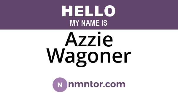 Azzie Wagoner