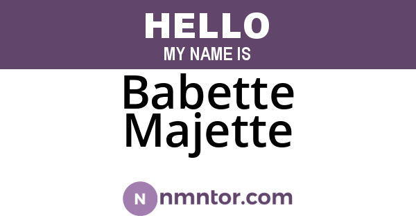 Babette Majette