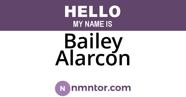 Bailey Alarcon