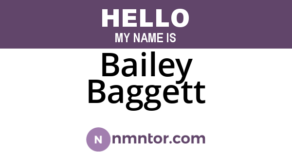 Bailey Baggett