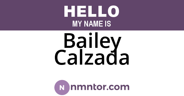 Bailey Calzada