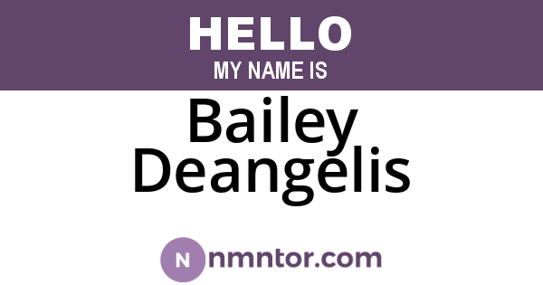 Bailey Deangelis