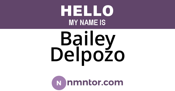 Bailey Delpozo