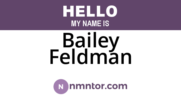 Bailey Feldman
