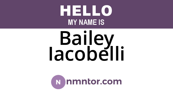 Bailey Iacobelli