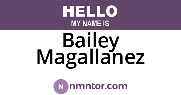 Bailey Magallanez