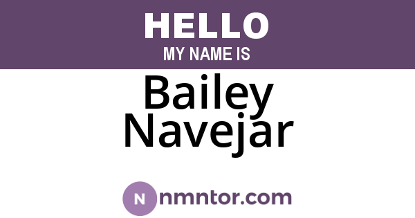 Bailey Navejar