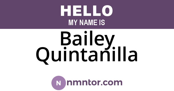 Bailey Quintanilla