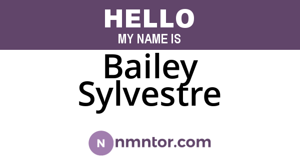 Bailey Sylvestre