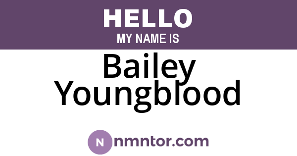 Bailey Youngblood