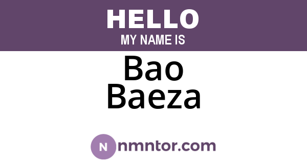 Bao Baeza