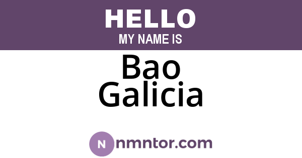 Bao Galicia