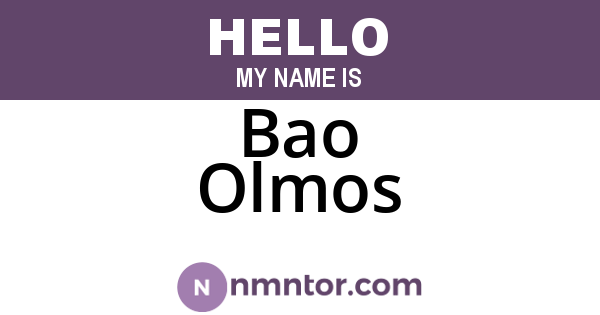 Bao Olmos