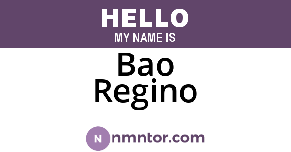 Bao Regino