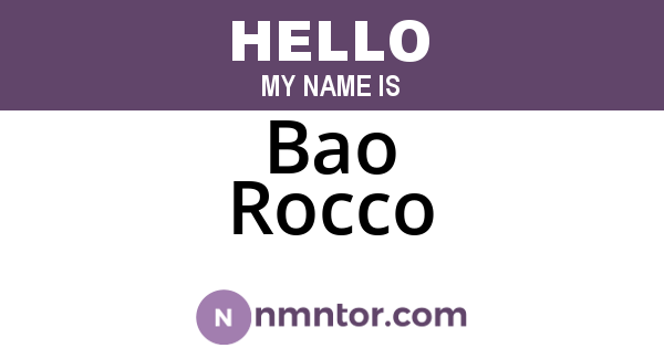 Bao Rocco