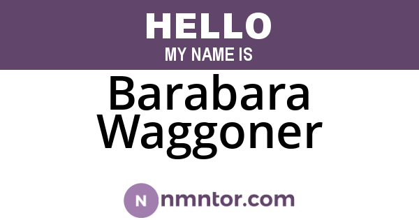 Barabara Waggoner